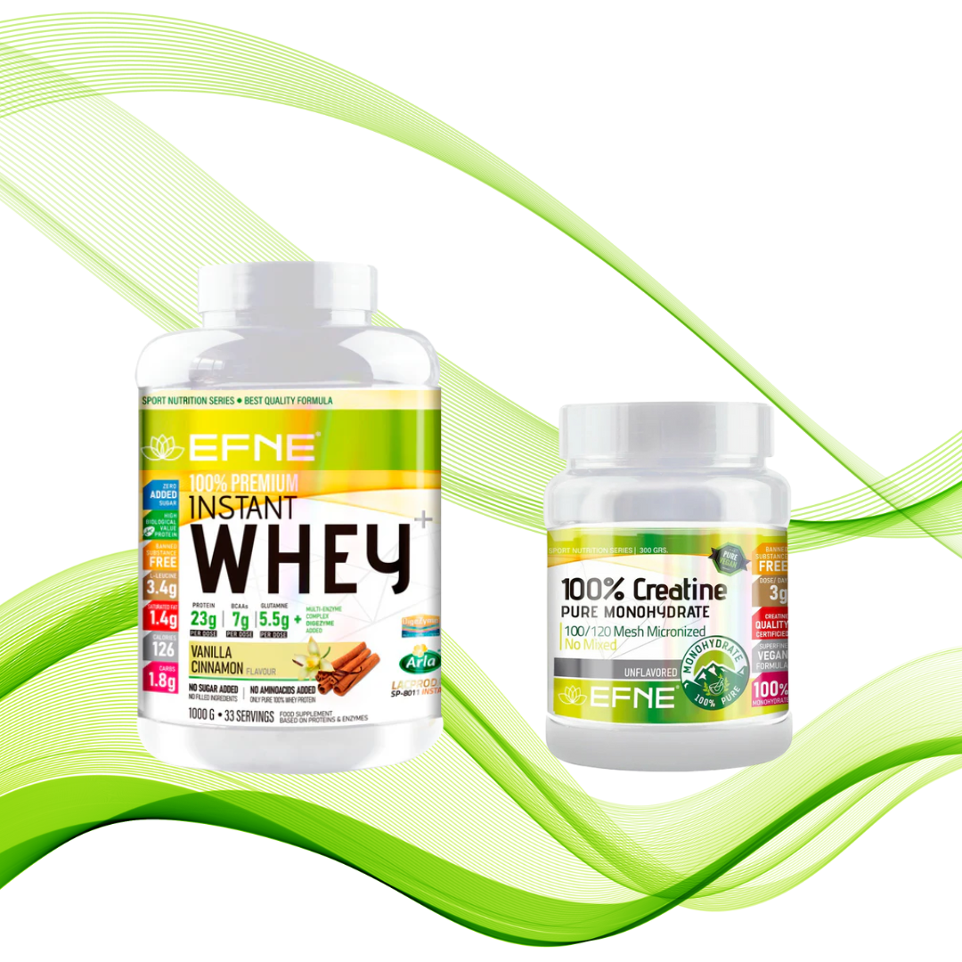 Pack EFNE – Proteína 1 kg + Creatina 200 Mesh 300 g