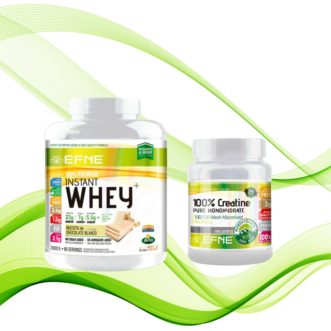 Pack EFNE – Proteína 2 kg + Creatina 200 Mesh 300 g