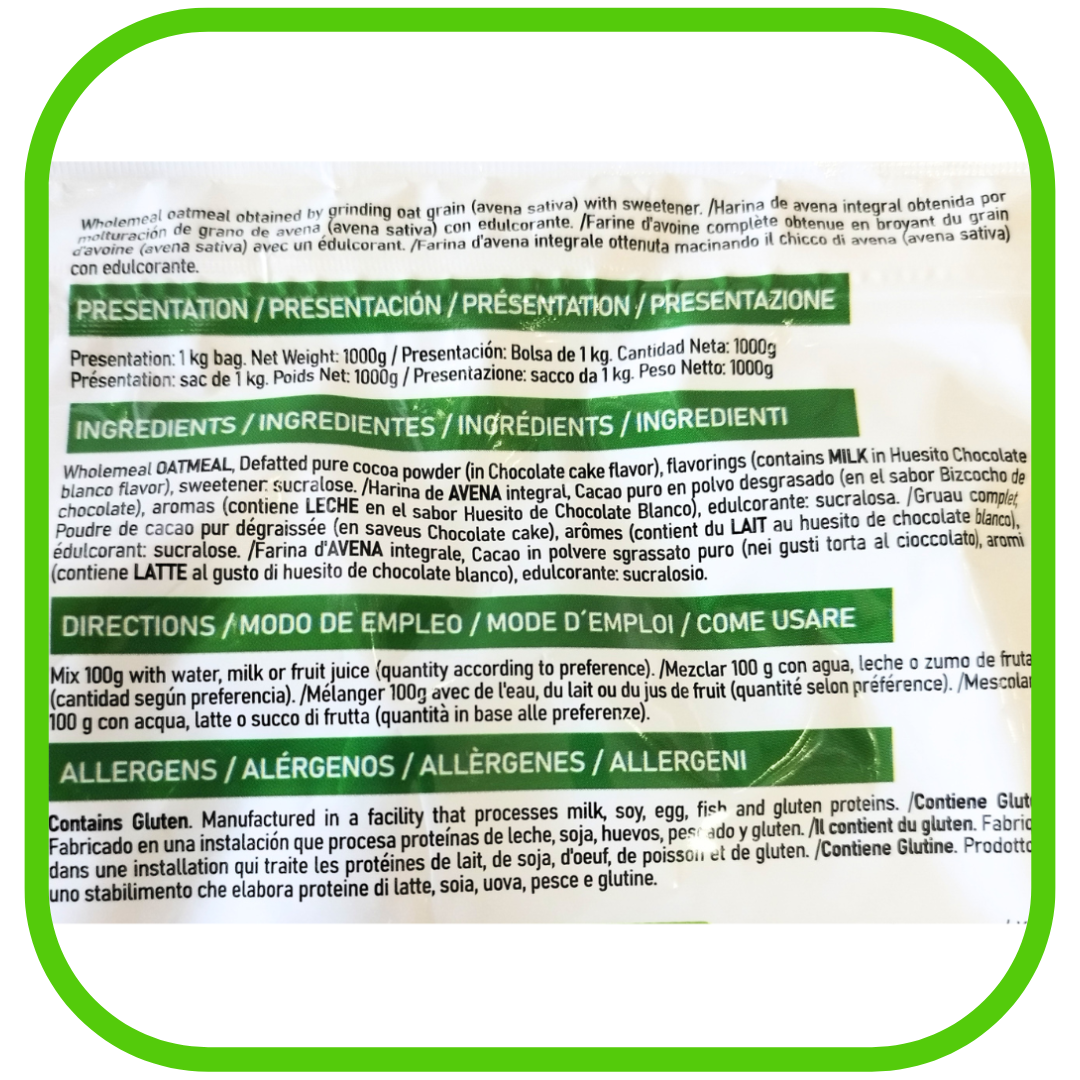 HARINA DE AVENA EFNE