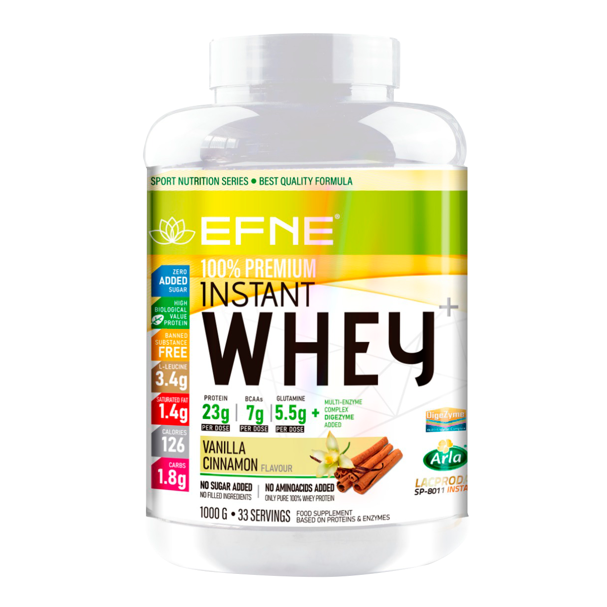 Proteína Whey Cheesecake EFNE – Sabor cremoso y puro