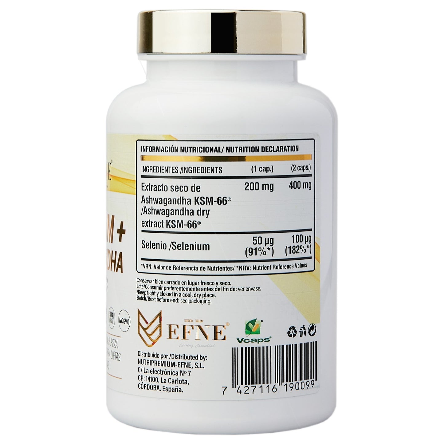 Selenium + Ashwagandha + MAX T3 EFNE – Salud Tiroidea y Antiestrés