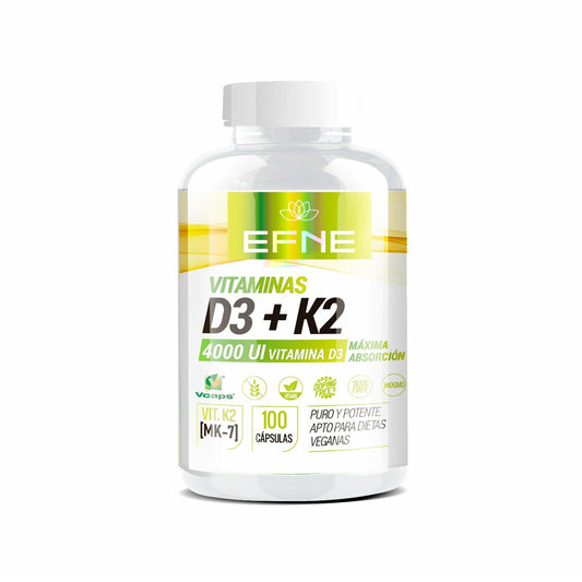 VITAMINA D3 + K2 4000ui con MK-7 Natural ( Extracto de Natto ) (Sistema inmune Top, Apatía, Cansancio)