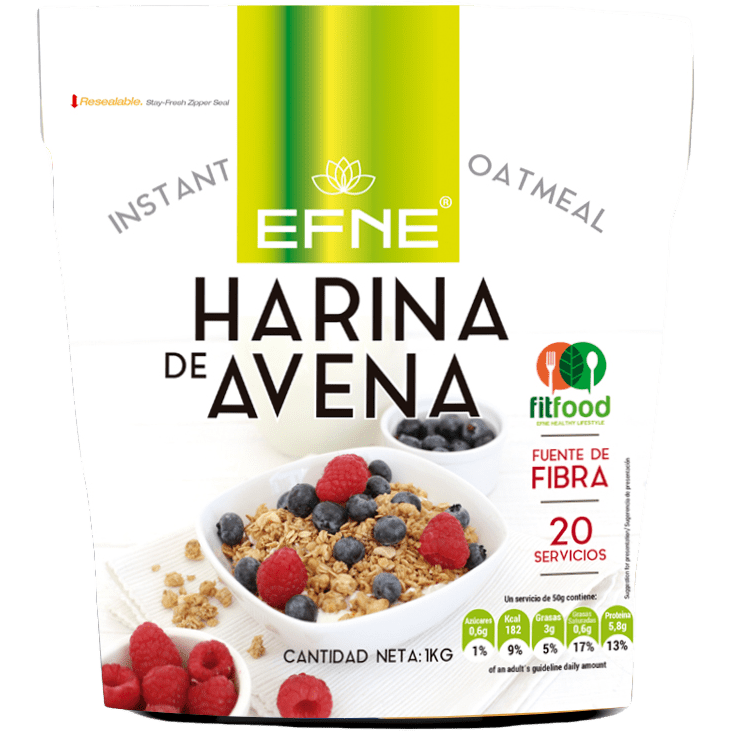 Harina de Avena sabor Natillas