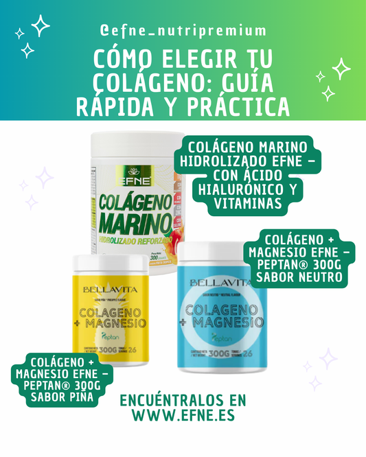 Cómo elegir tu colágeno: guía rápida y práctica