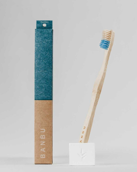 Cepillo de Dientes de Madera Cerdas Duras