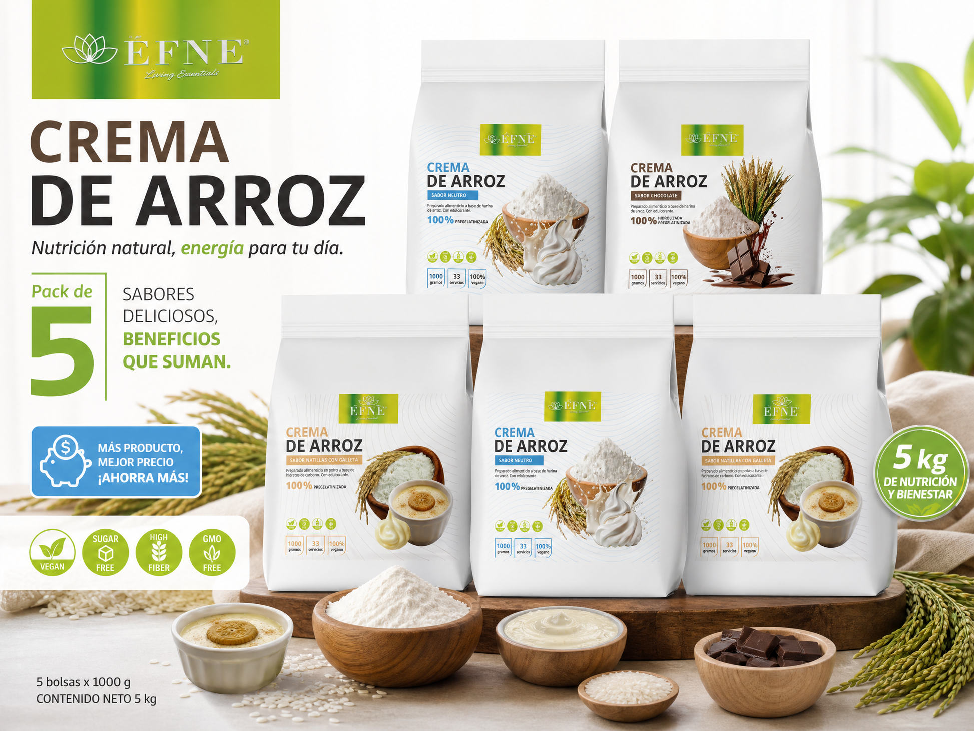 PACK CREMA DE ARROZ