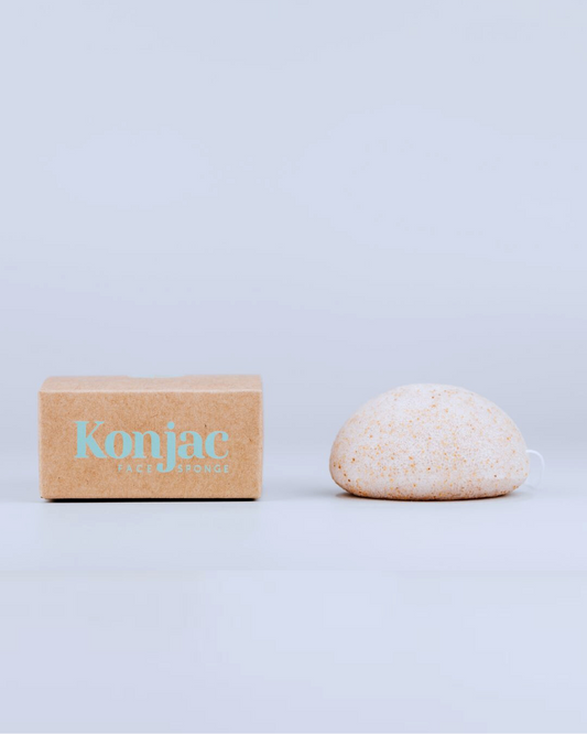 Esponja Konjac Facial Exfoliante con Nuez