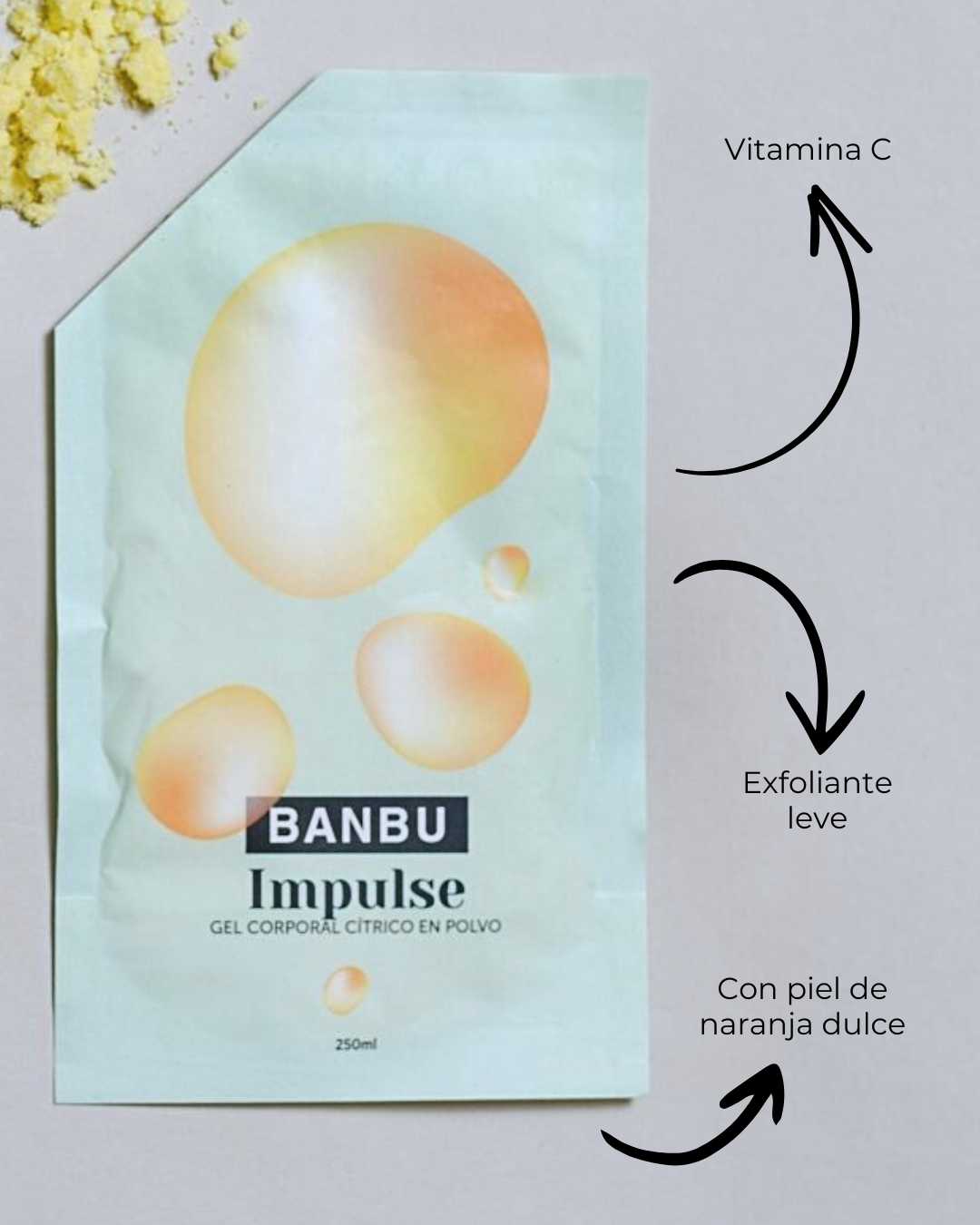 LIQUIDACIÓN Gel de Ducha en Polvo ECO Cítrico IMPULSE