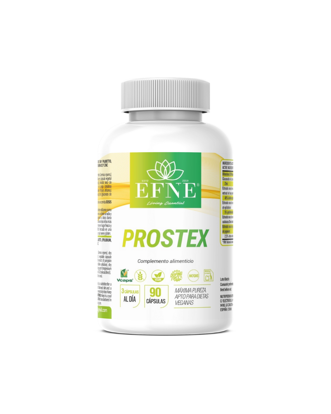 PROSTEX EFNE 90 cáps. | Bienestar urinario masculino | Saw palmetto