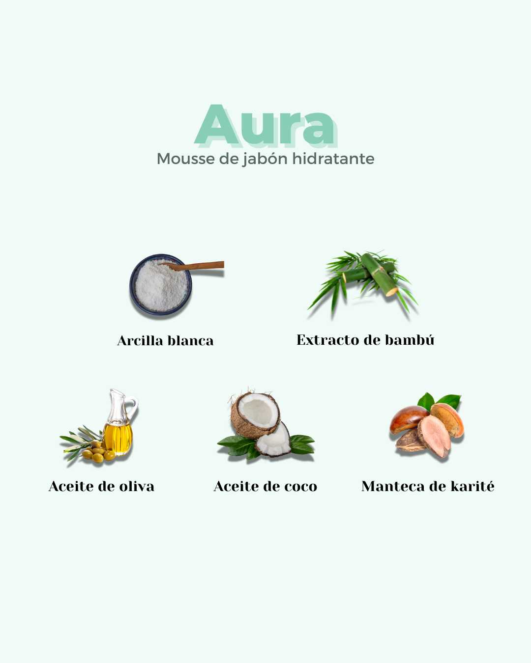 Mousse Facial ECO Piel Normal y Seca AURA