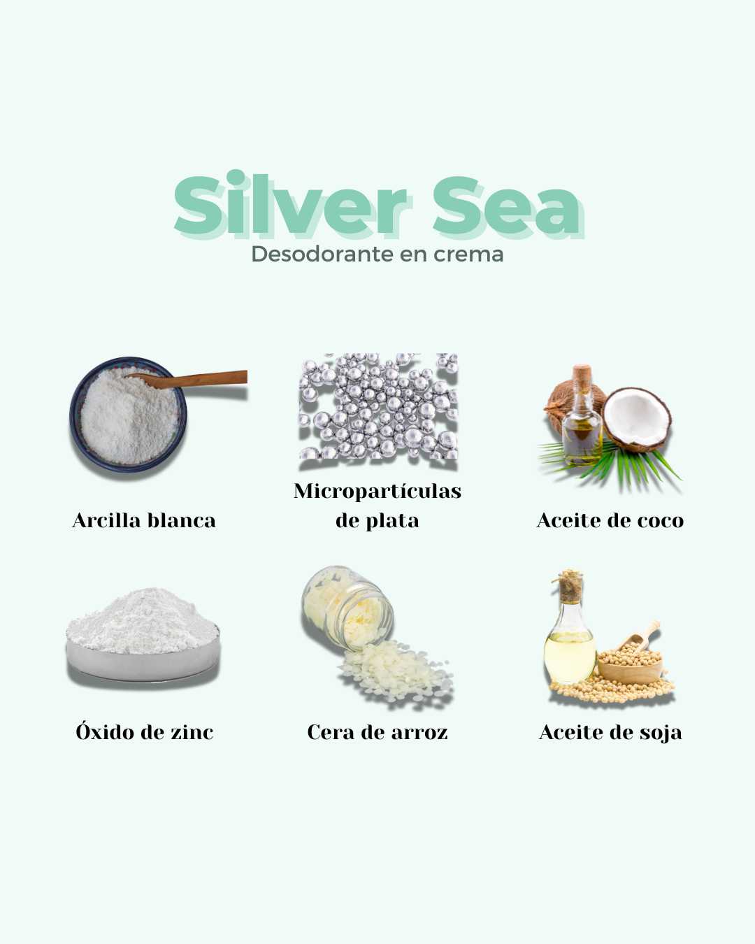 LIQUIDACIÓN Refill Desodorante Crema  SILVER SEA