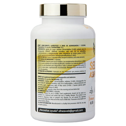 Selenium + Ashwagandha + MAX T3 – Fórmula Avanzada para Tiroides y Estrés