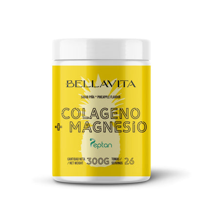 Colágeno + Magnesio EFNE – Peptan® 300g Sabor Piña