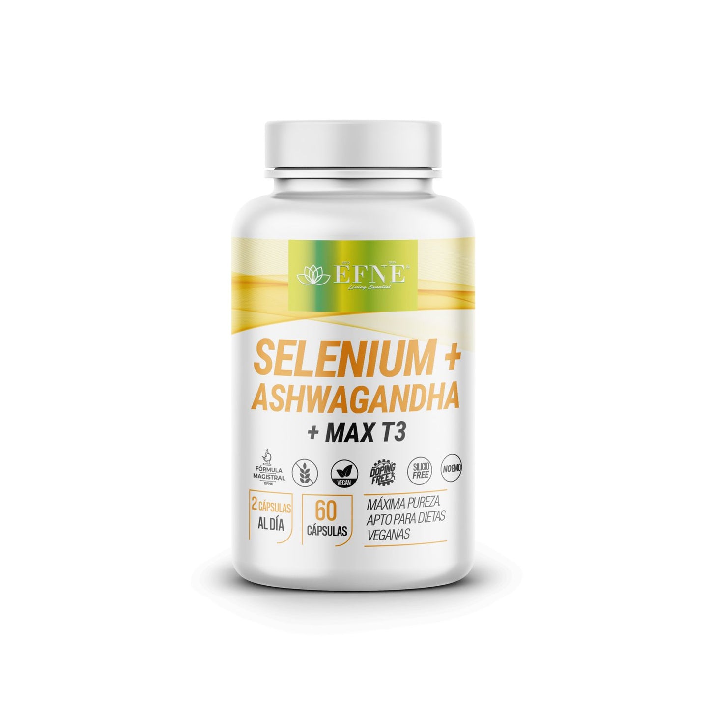 Selenium + Ashwagandha + MAX T3 – Fórmula Avanzada para Tiroides y Estrés