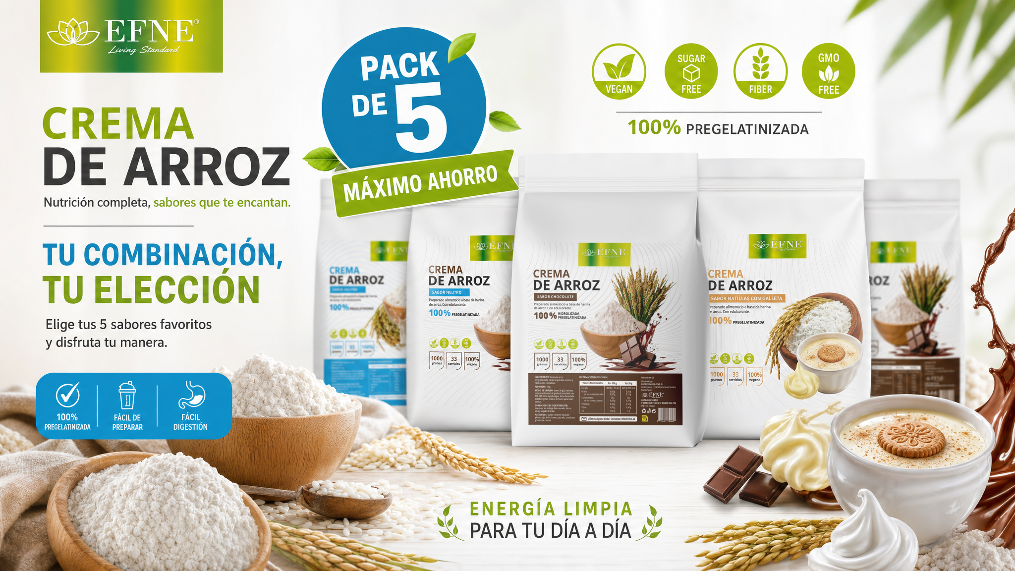 crema arroz efne
