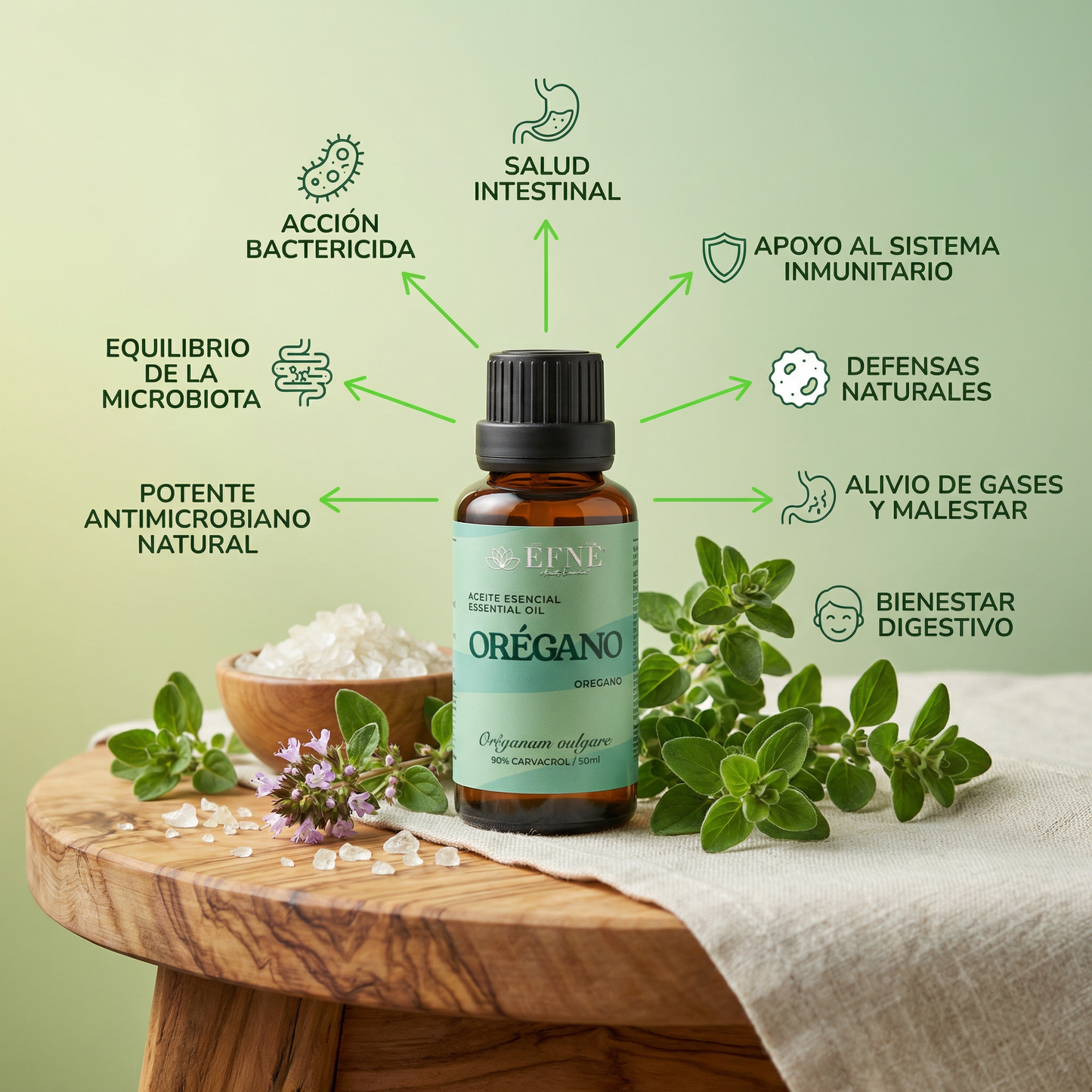 beneficios aceite de oregano efne