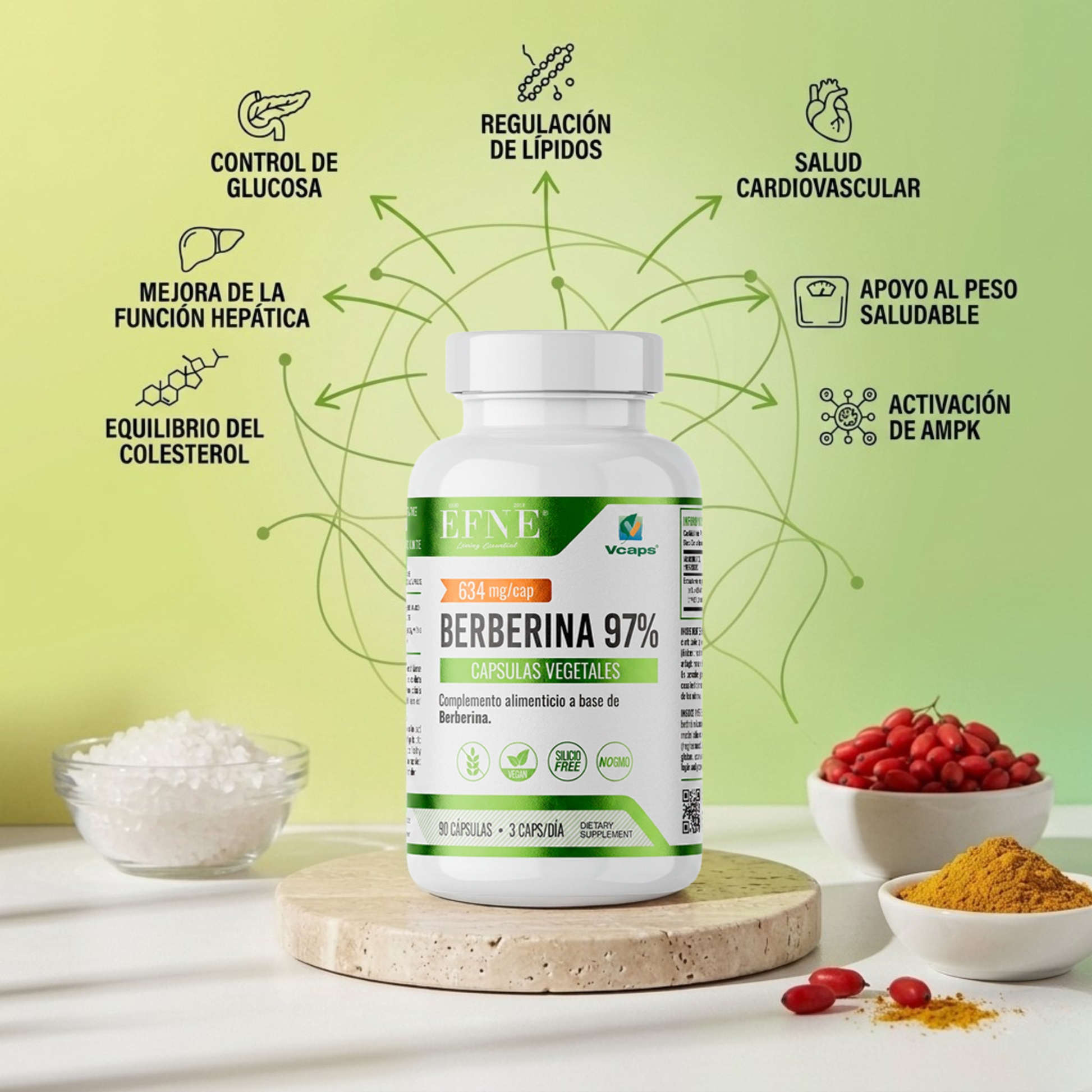 beneficios berberina efne