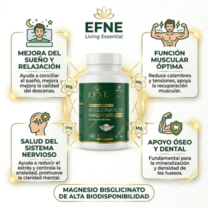 beneficios bisglicinato de magnesio efne
