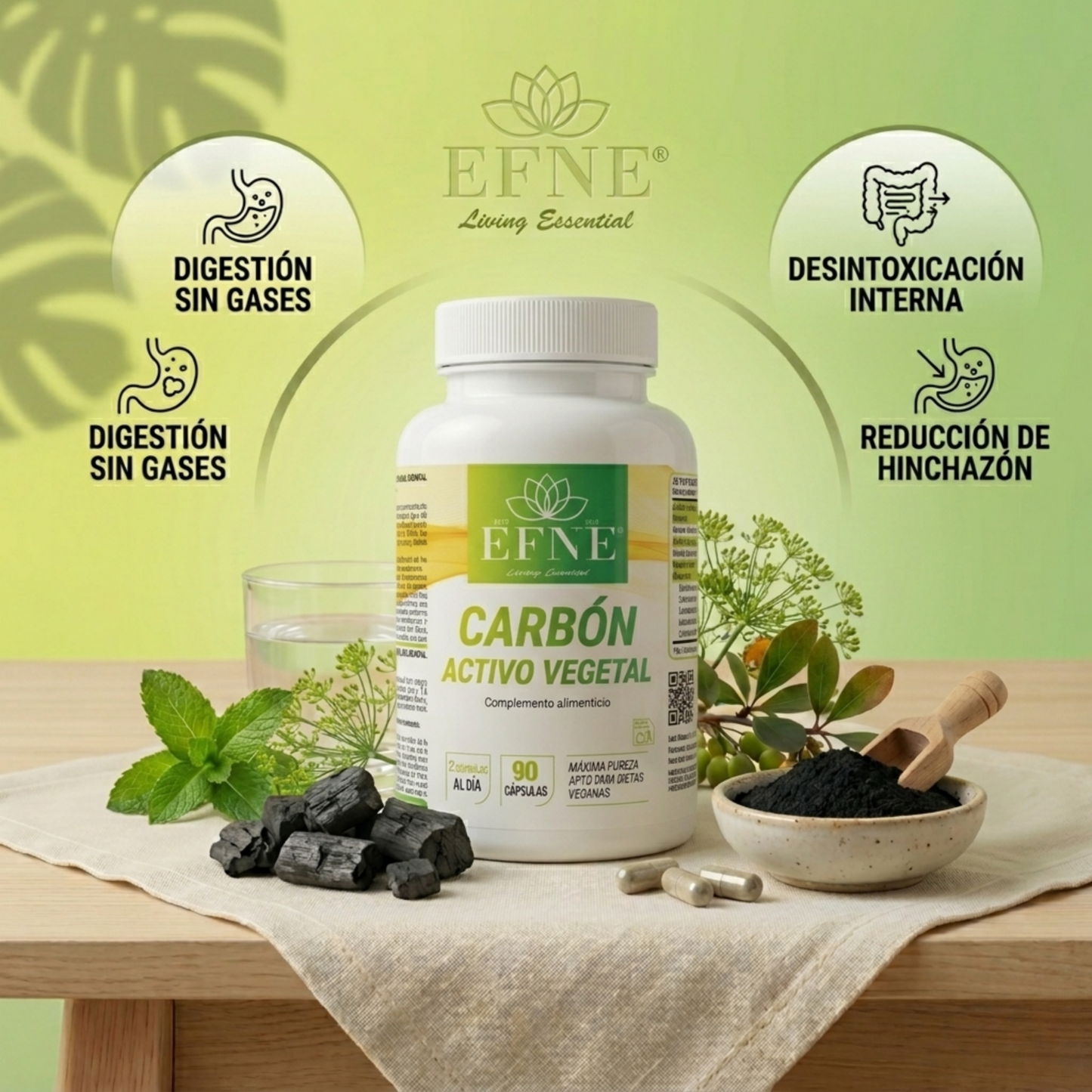 beneficios carbon vegetal