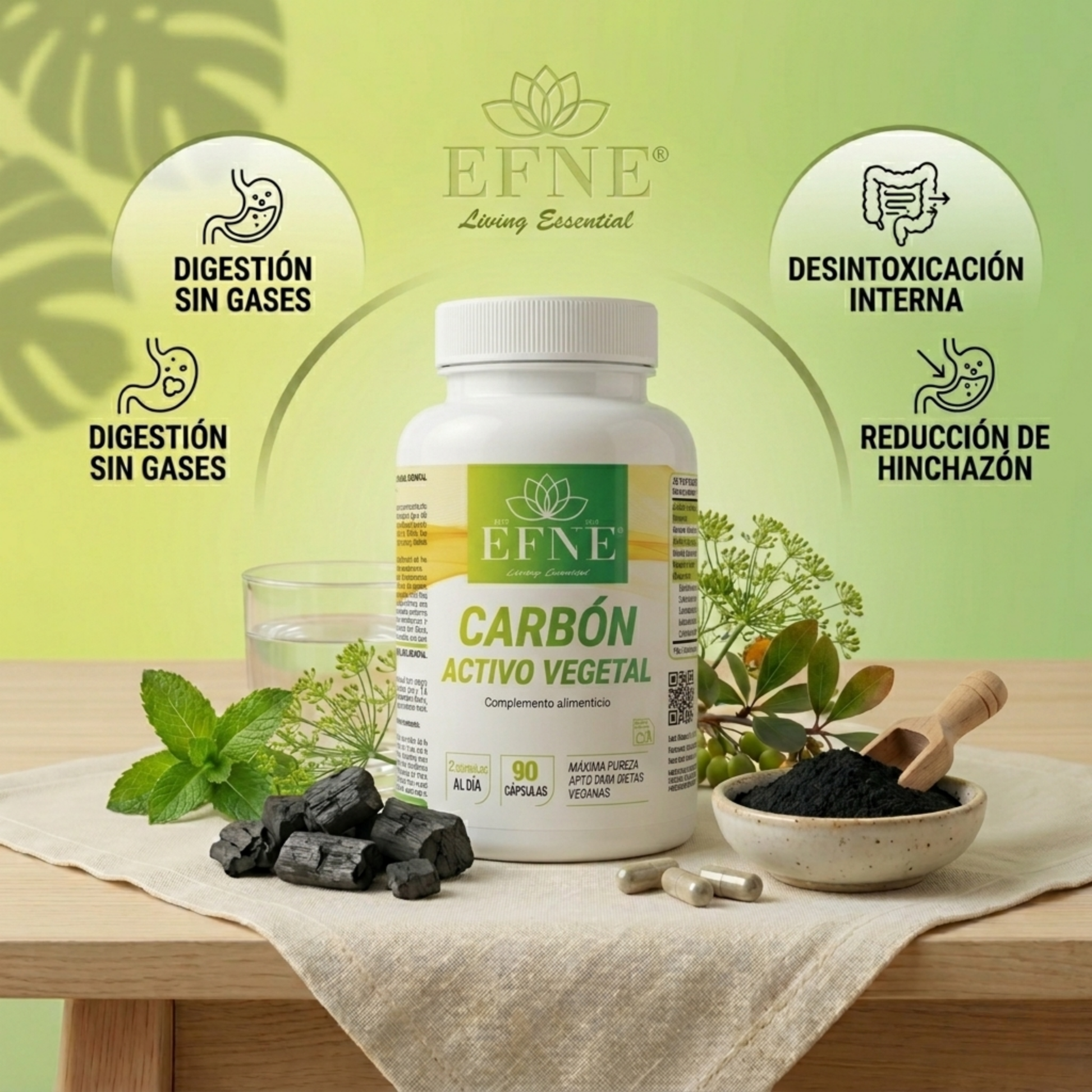 beneficios carbon vegetal