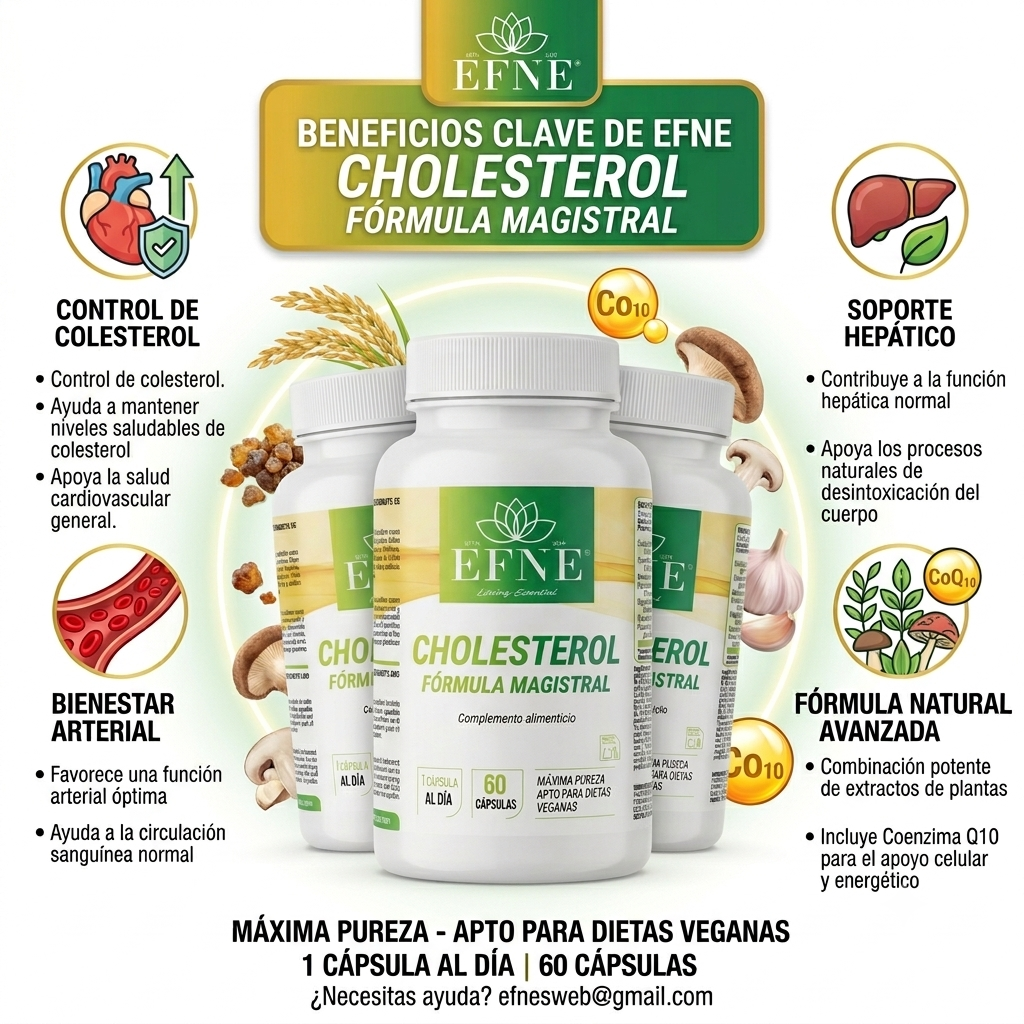 Cholesterol Fórmula Magistral EFNE| Control Natural de Colesterol