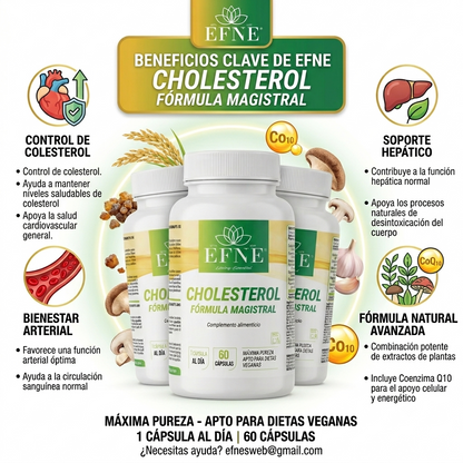 Cholesterol Fórmula Magistral EFNE| Control Natural de Colesterol