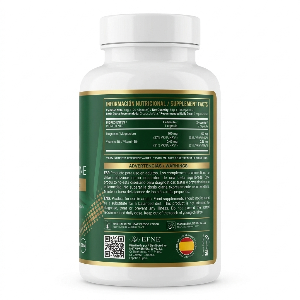 informacion nutricional bisglicinato magnesio