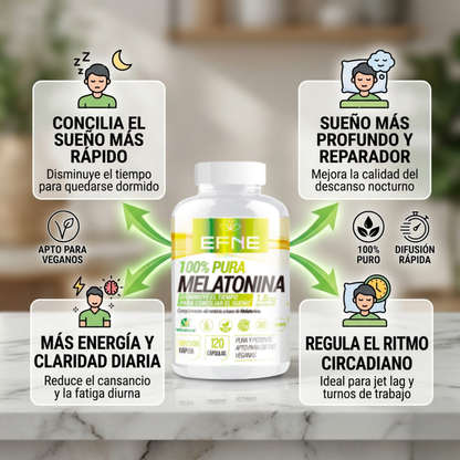 Melatonina EFNE – Dormir Mejor y Despertar Renovado