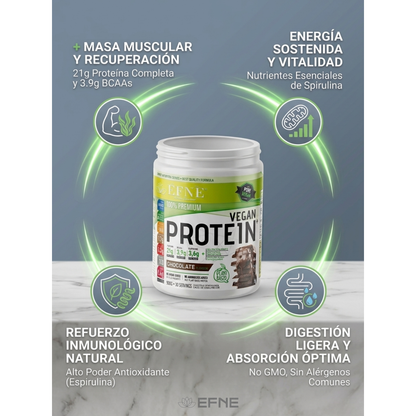 Proteína Vegana EFNE – Plant Based sin azúcares