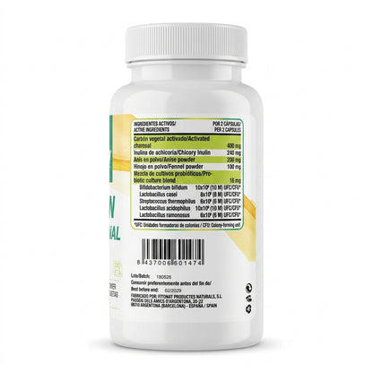 Carbón Activo Vegetal EFNE-  Inulina y probióticos