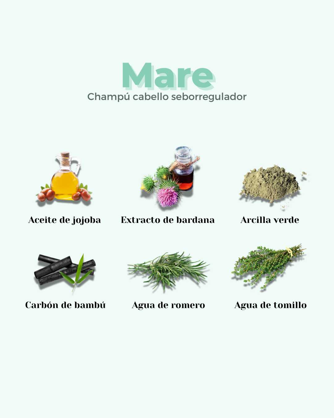 Champú Sólido ECO Cabello Graso MARE