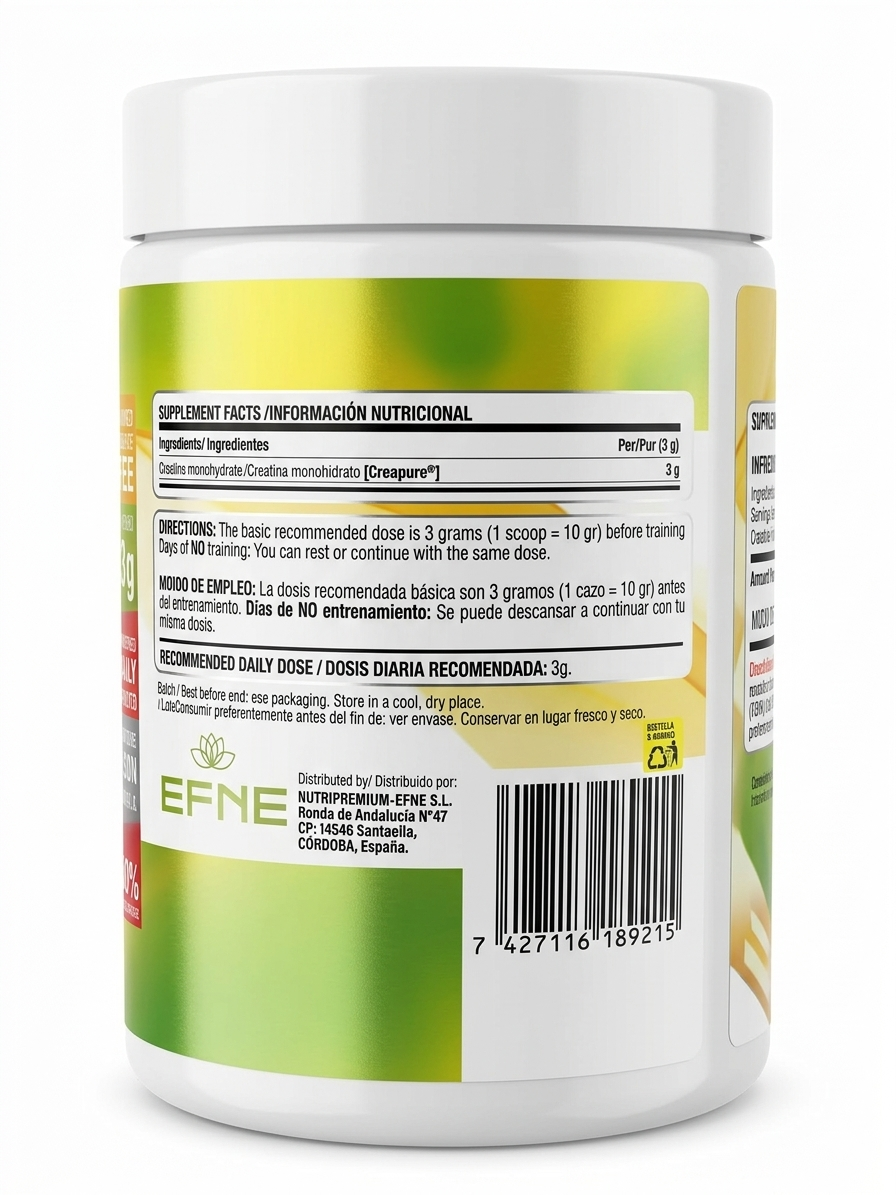 creatina creapure efne 500 gr