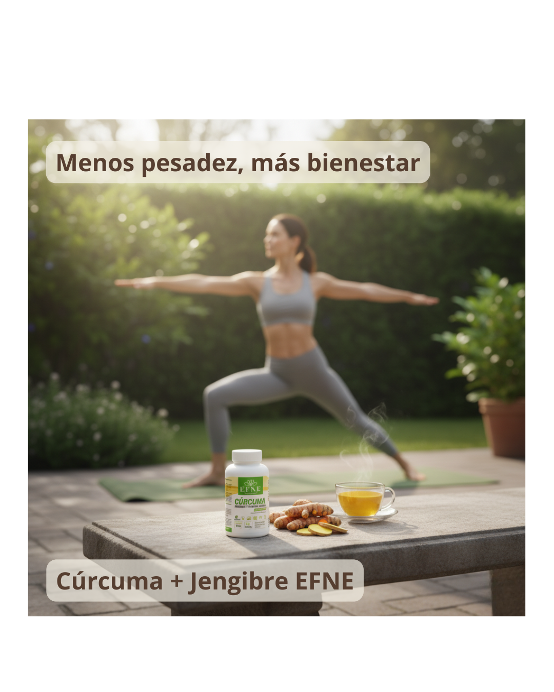 curcuma y jengibre menos pesadez