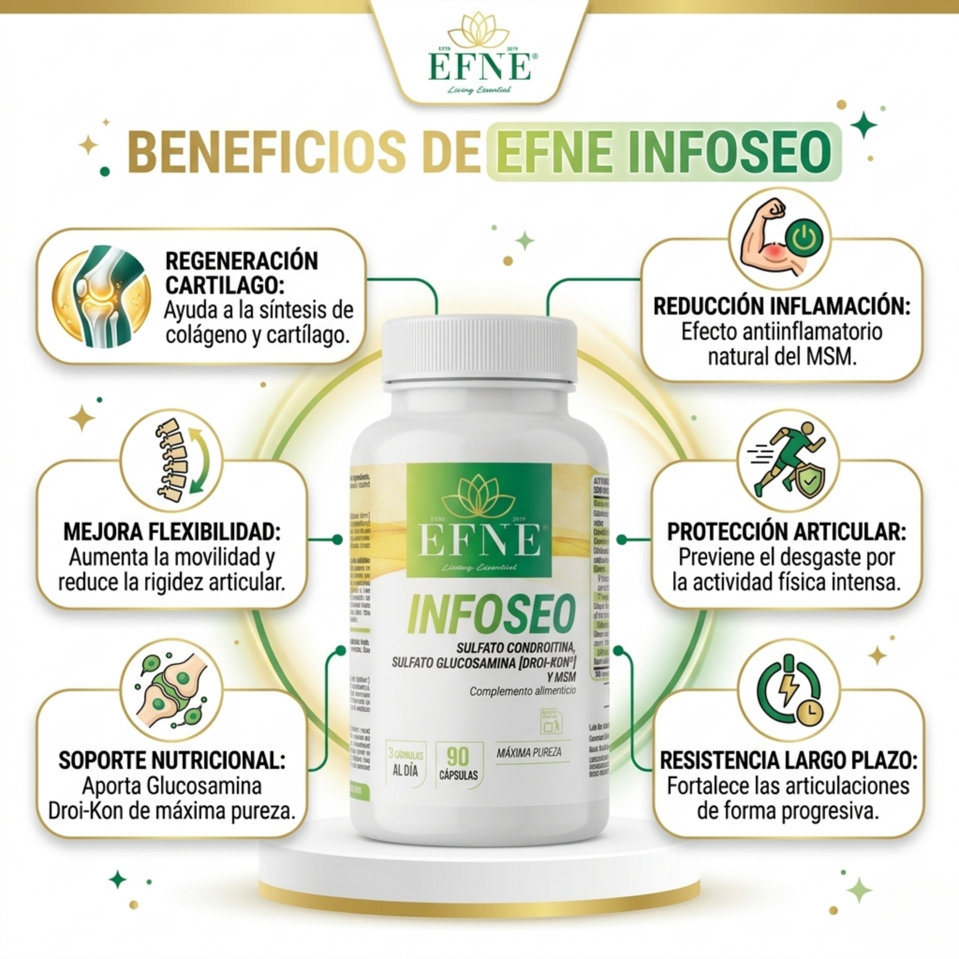 beneficios condroitina, msm, cartilago tiburon efne