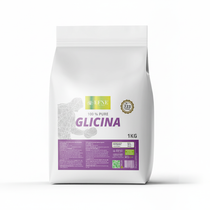 Glicina 100% pura EFNE 1 kg | 333 tomas | Aminoácido